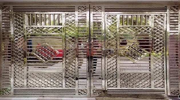 Folding Gate of Stainless Steel designed by us