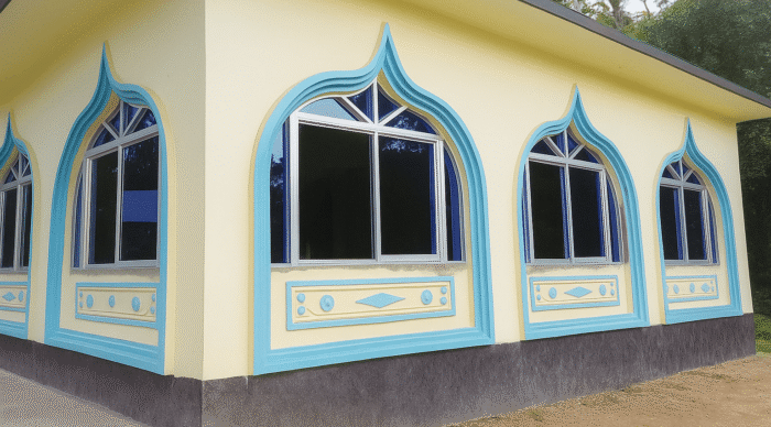 Aluminium window for mosques Window Design