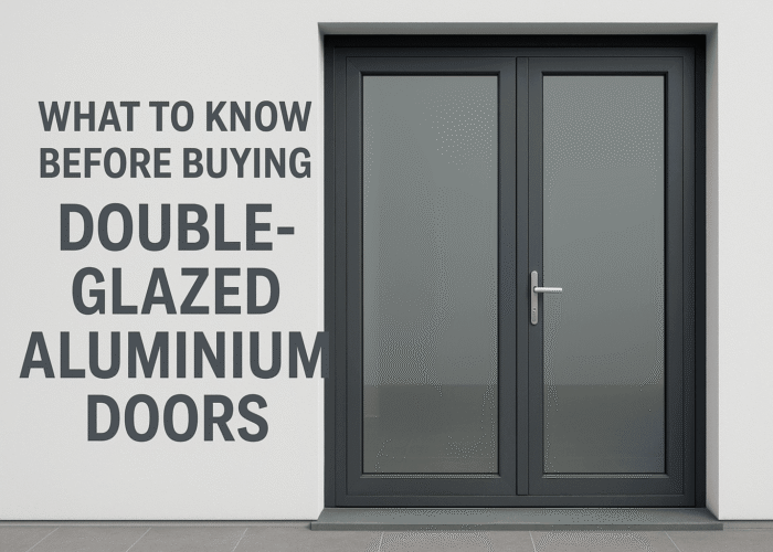 What to know before buying double glazed aluminium doors
