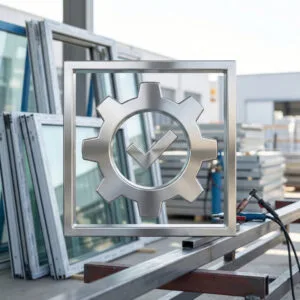 Experienced and skilled aluminium workshop team concept image