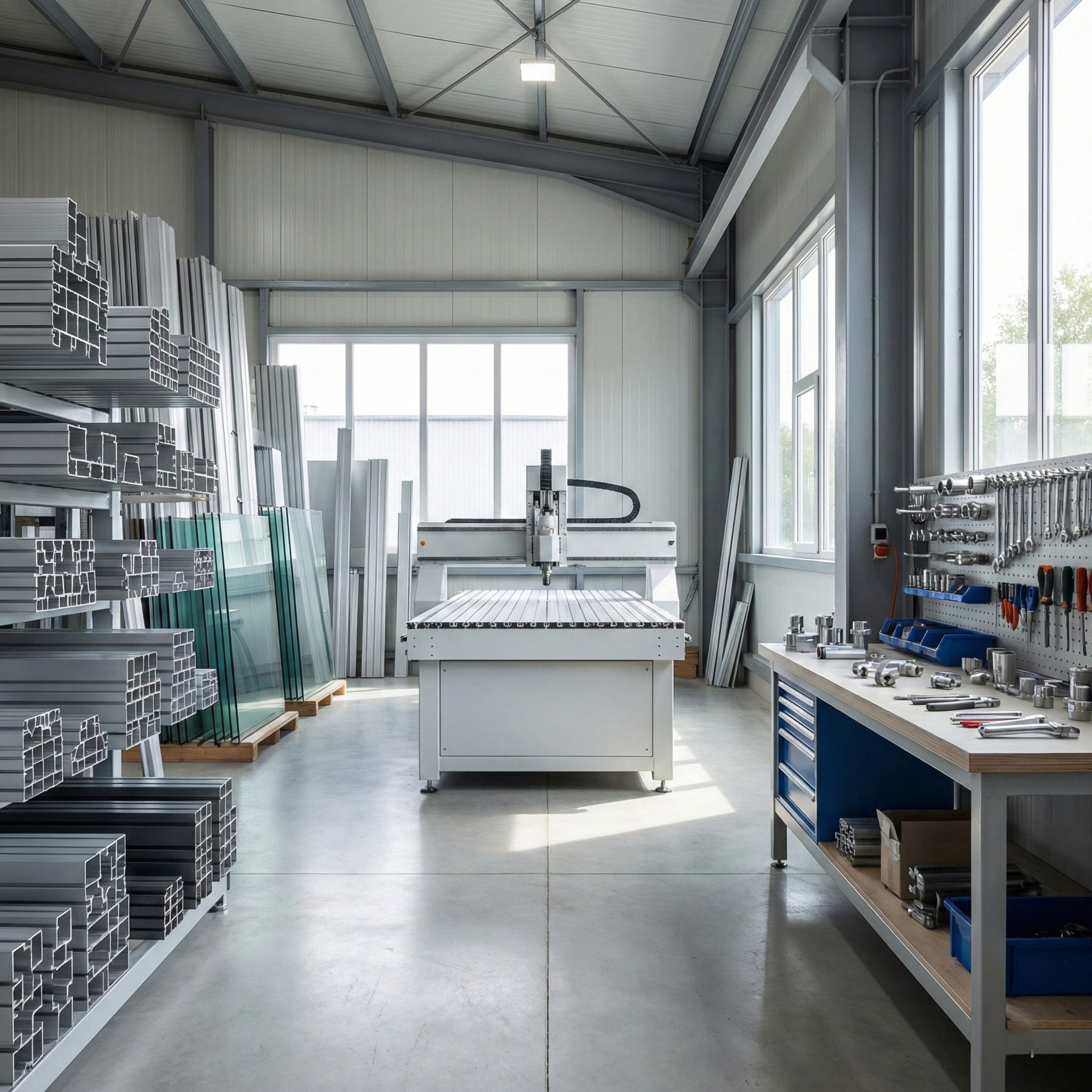 Bright Thai Aluminium in Sylhet 9 Own aluminium workshop facility of Bright Thai Aluminium in Sylhet