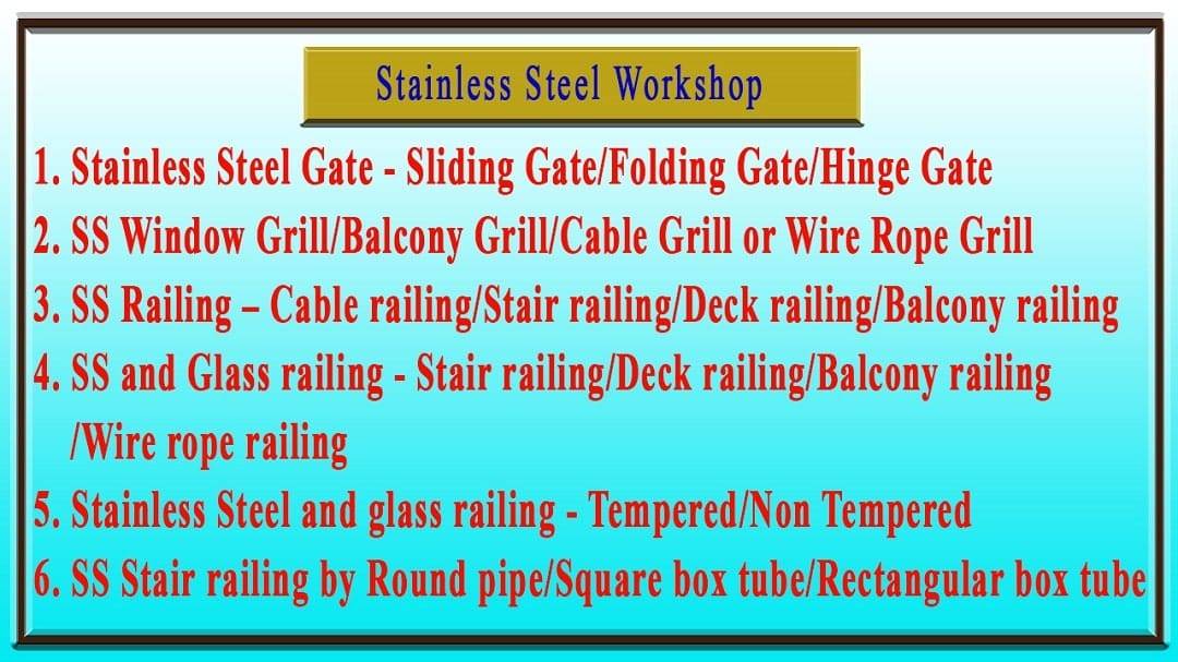 STAINLESS STILL WORKSHOP